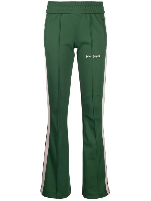 Palm Angels  logo-print flared track pants
