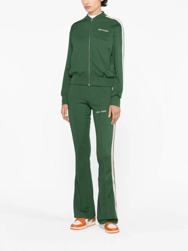 Palm Angels  logo-print flared track pants - Image 4