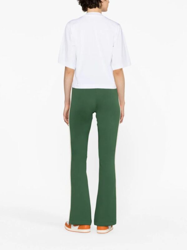 Palm Angels  logo-print flared track pants - Image 2
