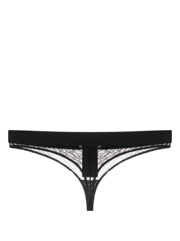 Palm Angels  logo-waistband lace thong - Image 2