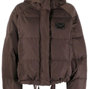 Dolce & Gabbana logo-plaque padded jacket