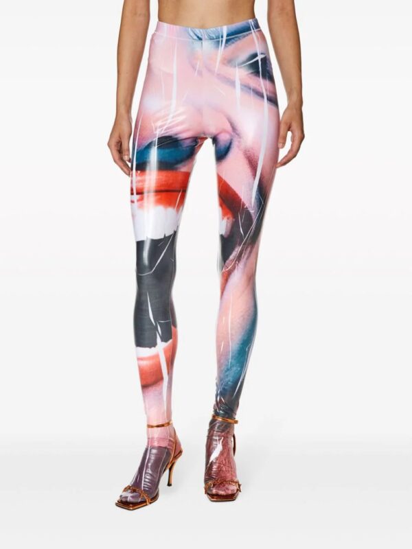 Diesel  P-Koll-M1 graphic-print leggings - Image 3
