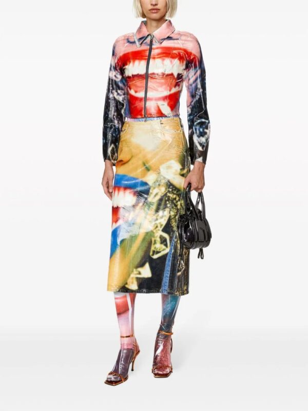 Diesel  P-Koll-M1 graphic-print leggings - Image 2