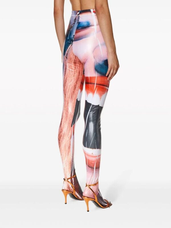 Diesel  P-Koll-M1 graphic-print leggings - Image 4