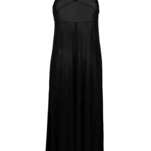 Saint Laurent off-shoulder maxi dress