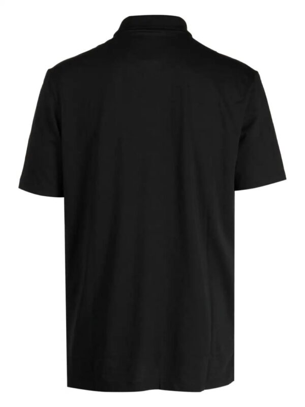 HUGO  half-zip cotton blend polo shirt - Image 2
