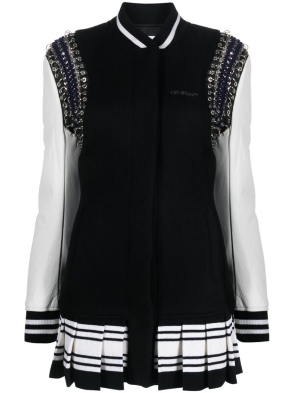 Off-White Lea embellished minidress
