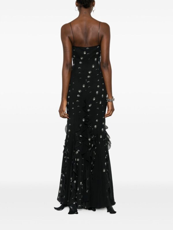 Off-White Moon-print ruffled maxi dress - Image 2