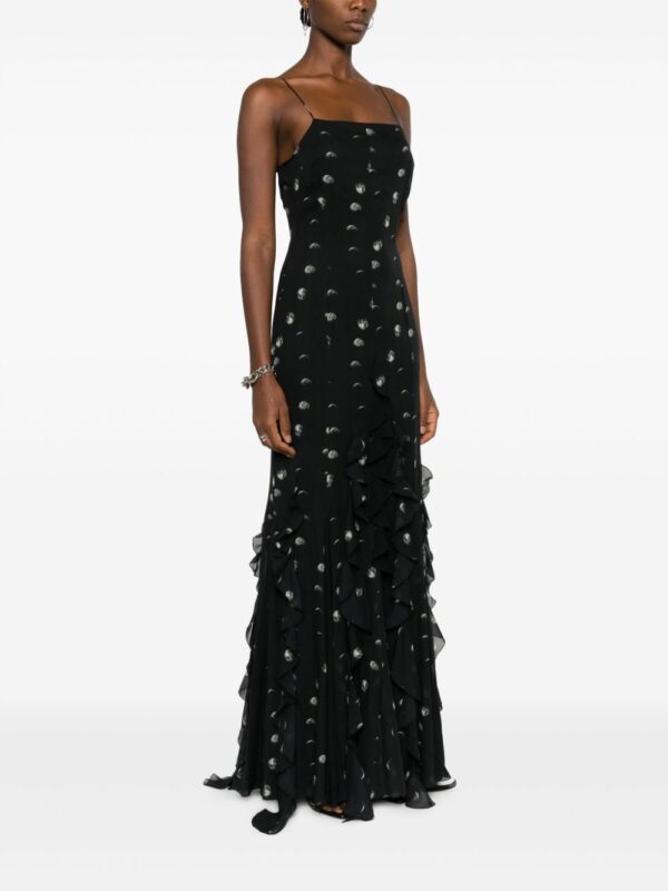 Off-White Moon-print ruffled maxi dress - Image 5