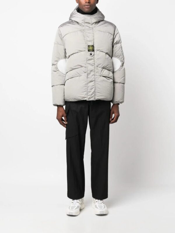 Stone Island  Compass-motif down puffer jacket - Image 2