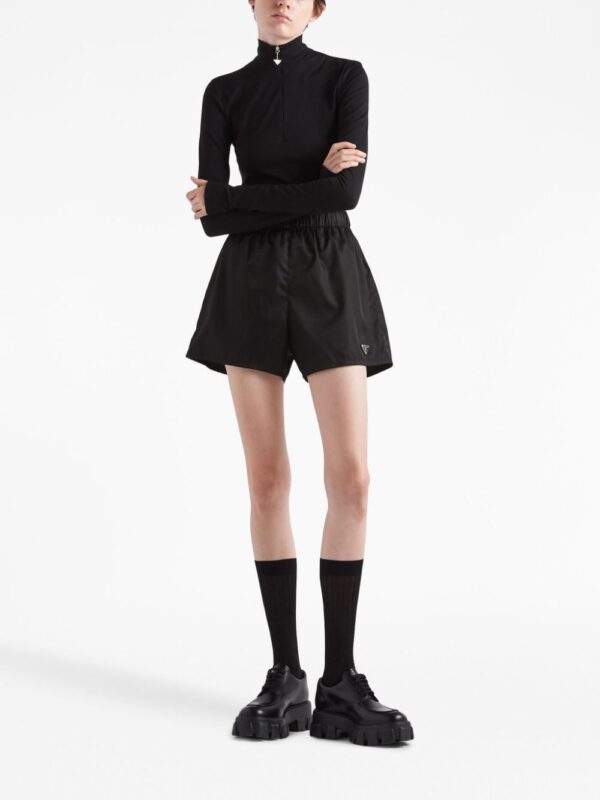 Prada triangle-logo roll-neck top - Image 2