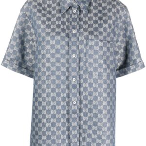 Gucci GG linen jacquard shirt