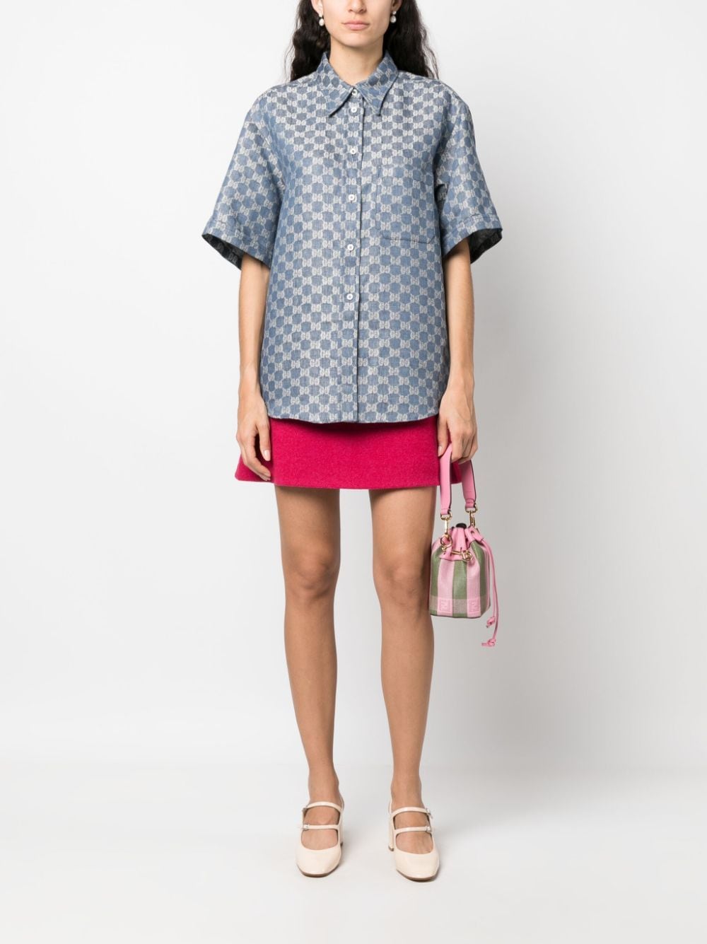 Gucci GG linen jacquard shirt - Image 2