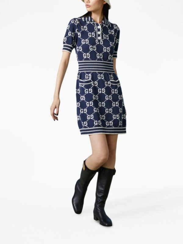 Gucci  GG jacquard polo dress - Image 2