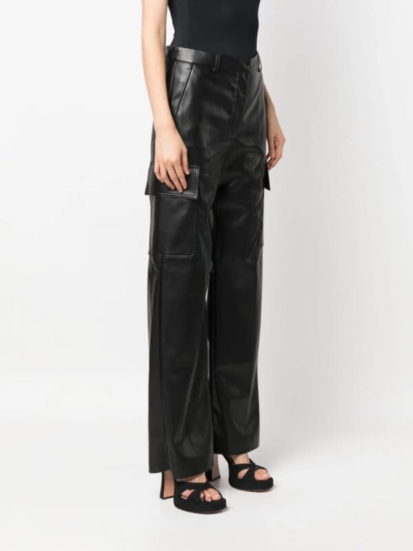 Stella McCartney  cargo-pocket straight-leg trousers - Image 3