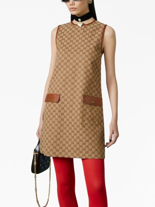 Gucci  GG canvas minidress - Image 3