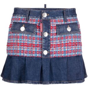 DSQUARED2  low-rise denim miniskirt