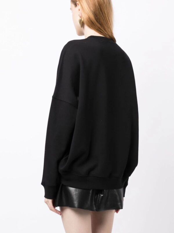 Versace  logo-print cotton sweatshirt - Image 4