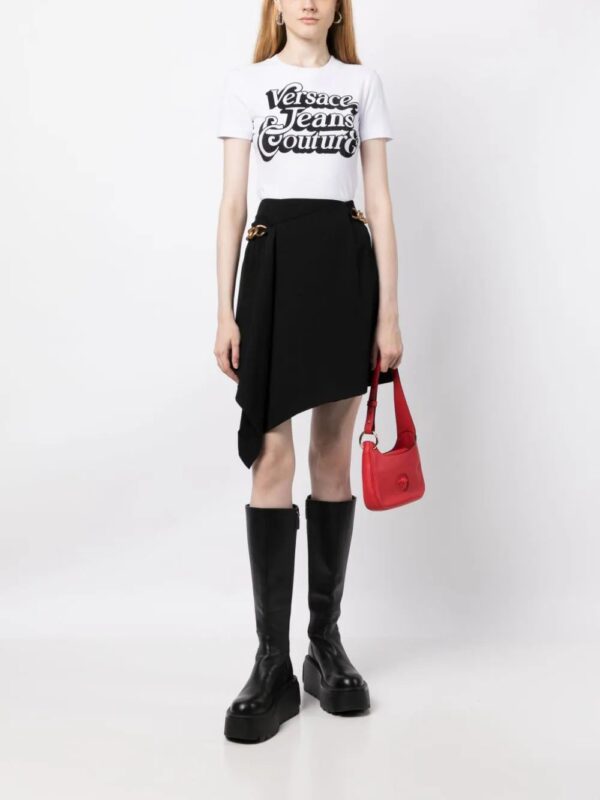 Versace  rhinestone-embellished logo-print T-shirt - Image 2