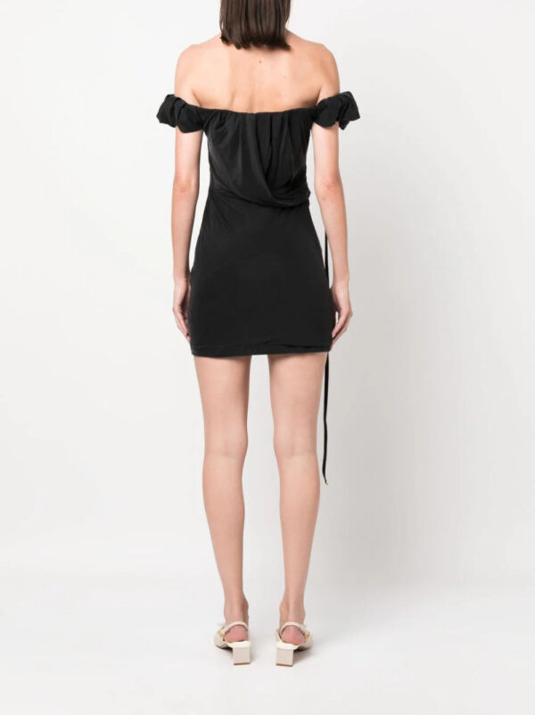 Jacquemus  La Robe Ciceri draped minidress - Image 4