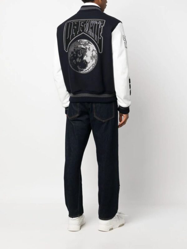 Off-White  Cryst Moon Phase varsity jacket - Image 2