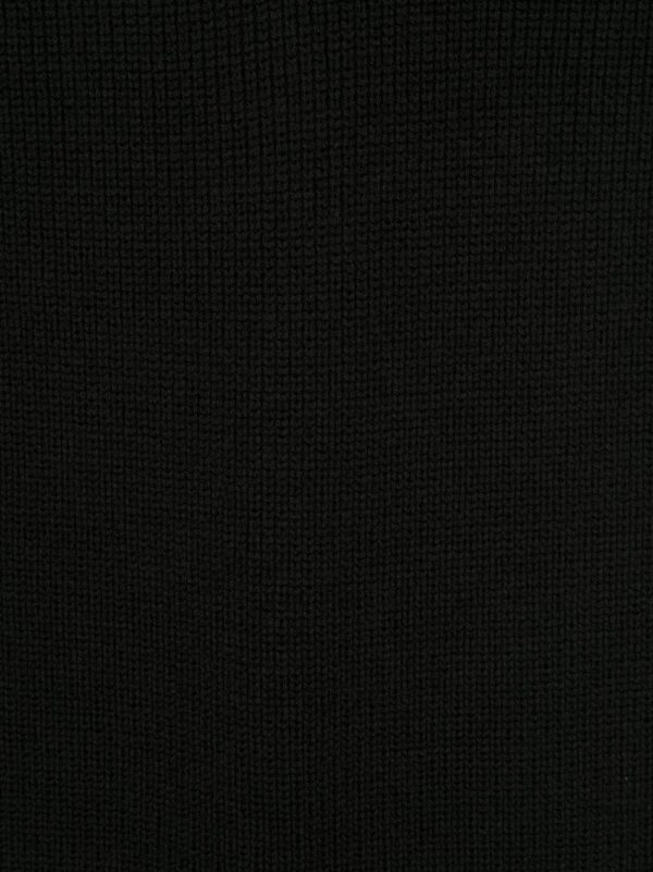 Versace  logo-patch wool scarf - Image 2