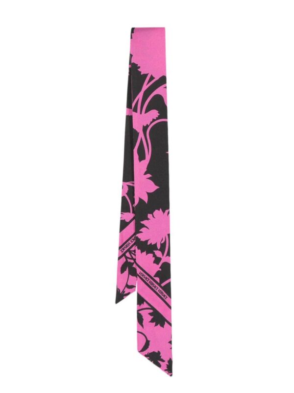 Versace  floral silk scarf tie