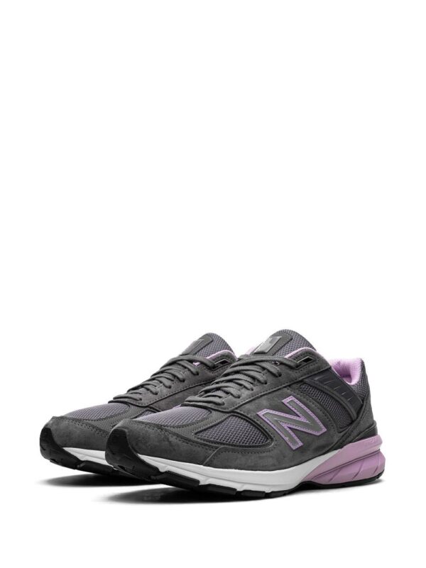 New Balance 990v5 "MiUSA Lead Dark Violet Glow" sneakers - Image 4