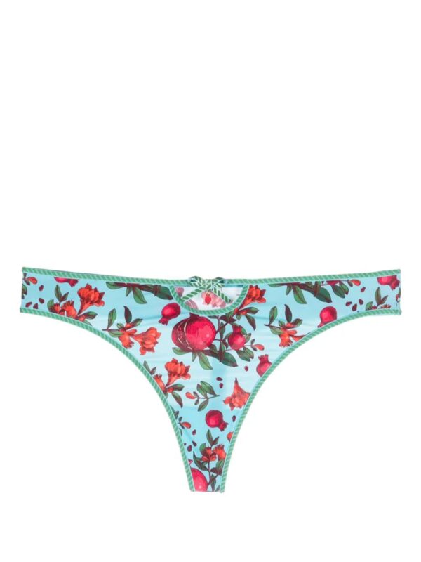 Marlies Dekkers  Forbidden fruit-print glitter thong