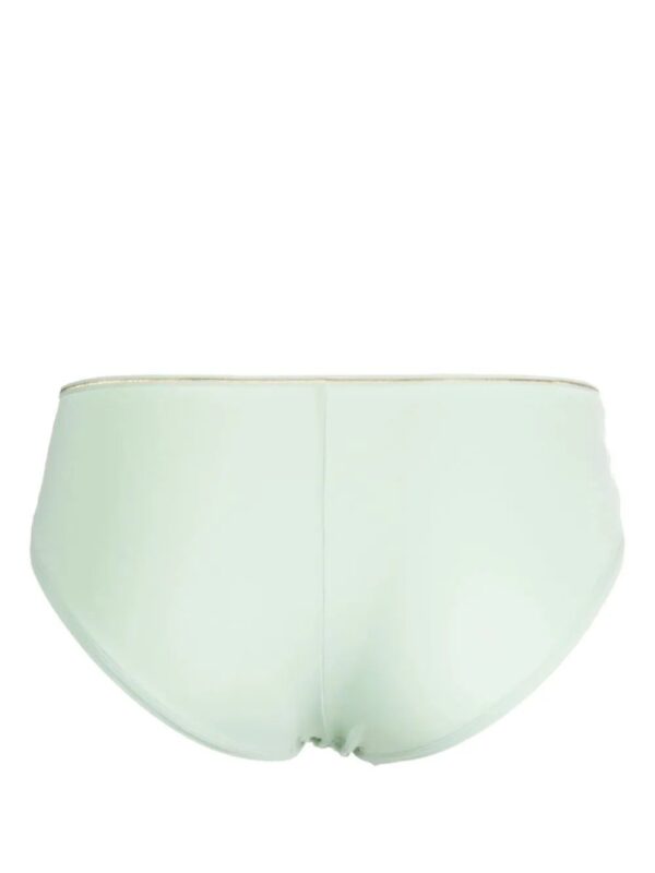 Marlies Dekkers  Lucky Clover patterned-jacquard mesh thong - Image 2