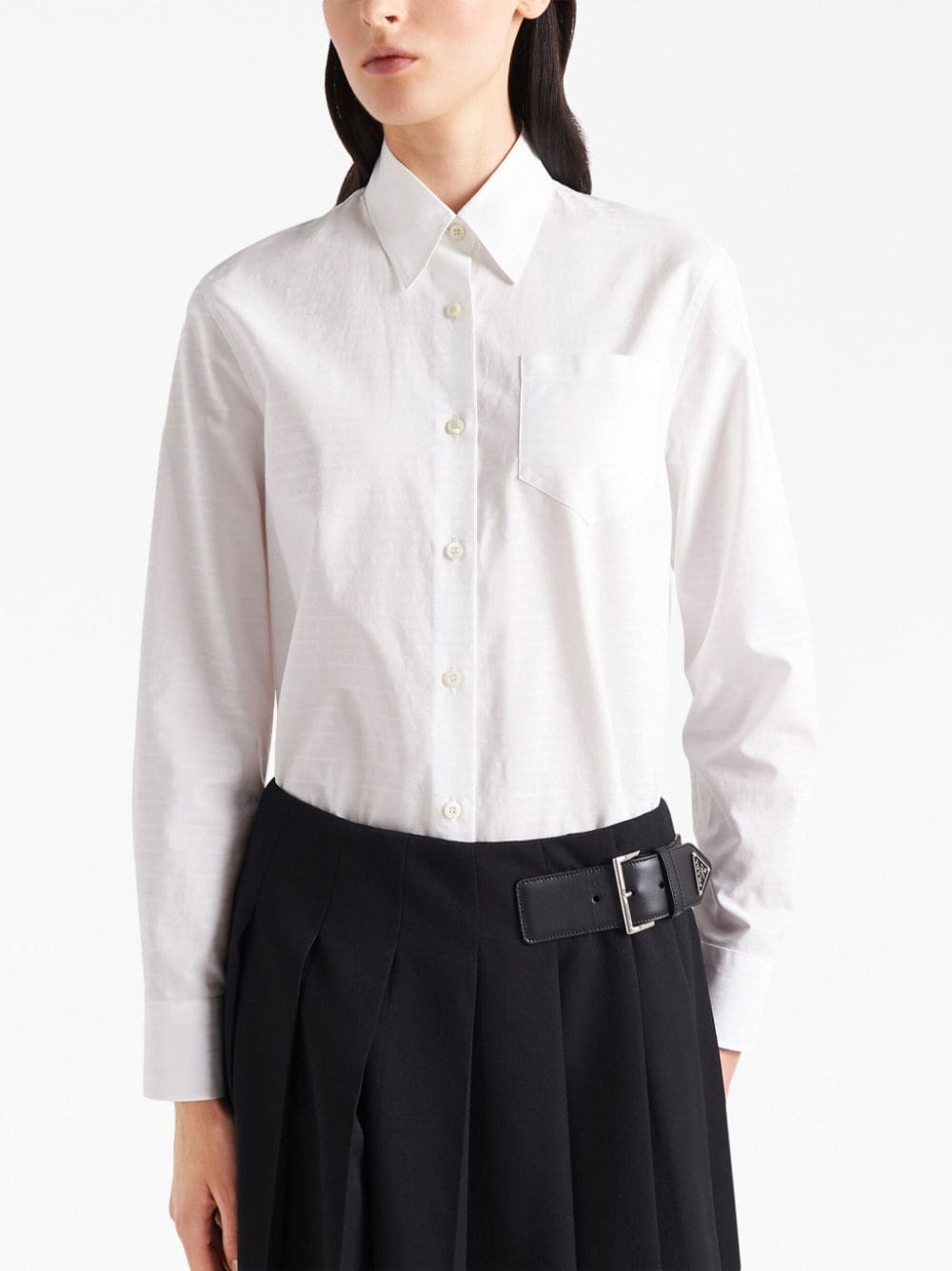 Prada jacquard poplin shirt - Image 4