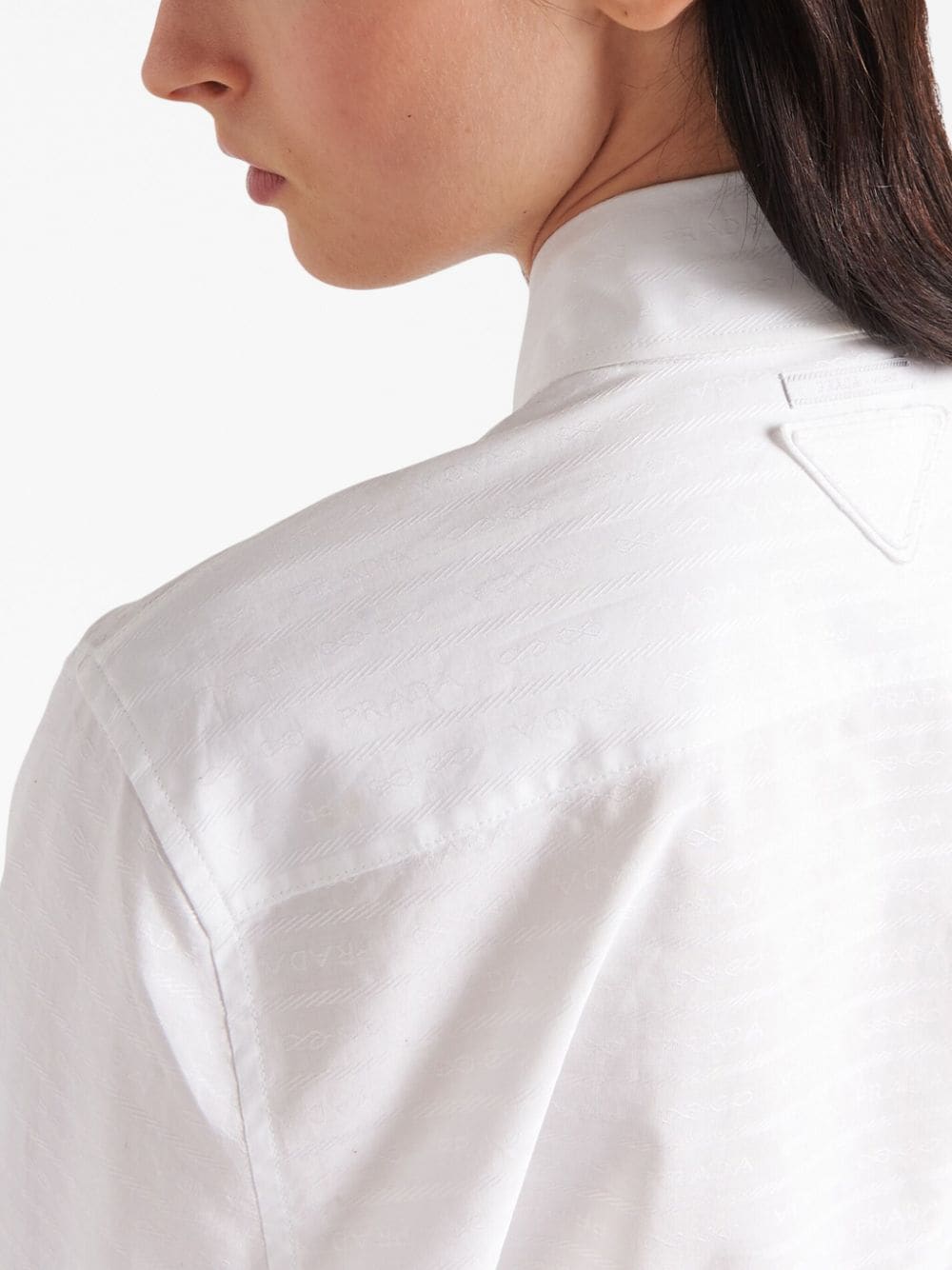 Prada jacquard poplin shirt - Image 5