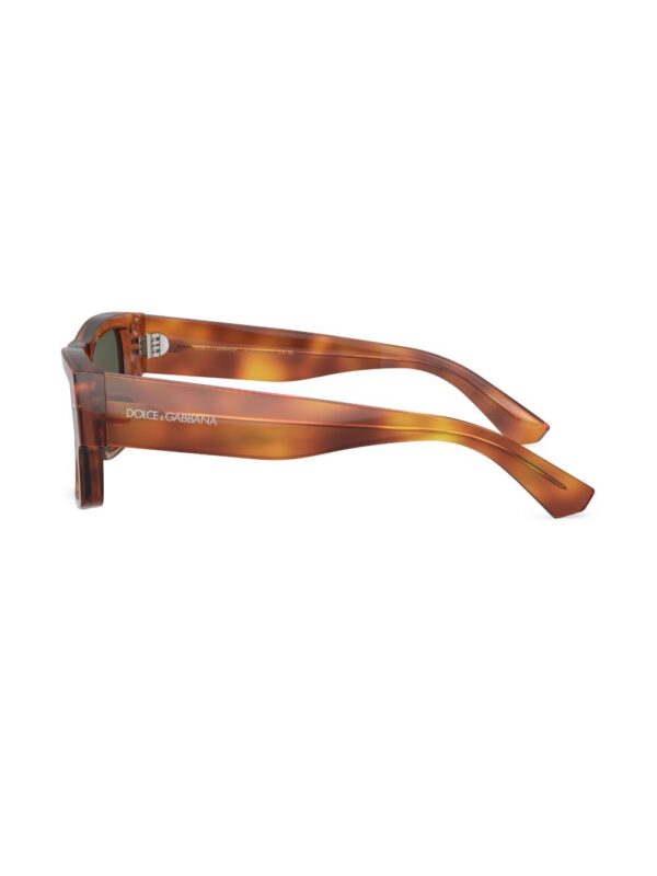 Dolce & Gabbana Eyewear tortoiseshell-effect square-frame sunglasses - Image 3