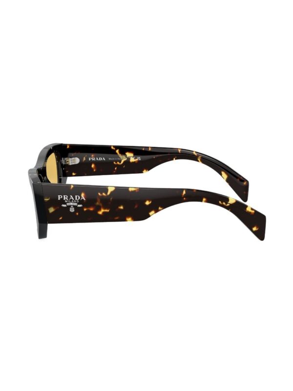 Prada Eyewear tortoiseshell-effect geometric sunglasses - Image 3