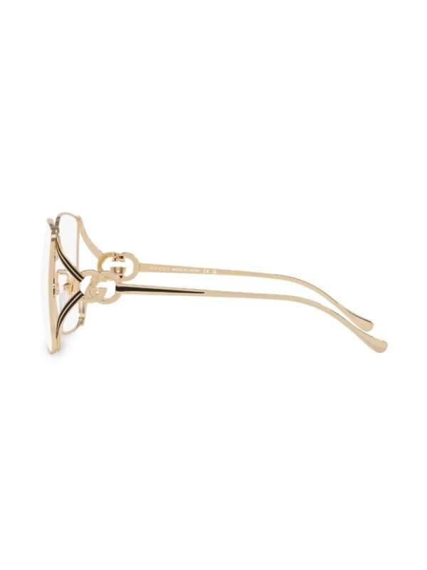 Gucci Eyewear Interlocking G square-frame glasses - Image 3