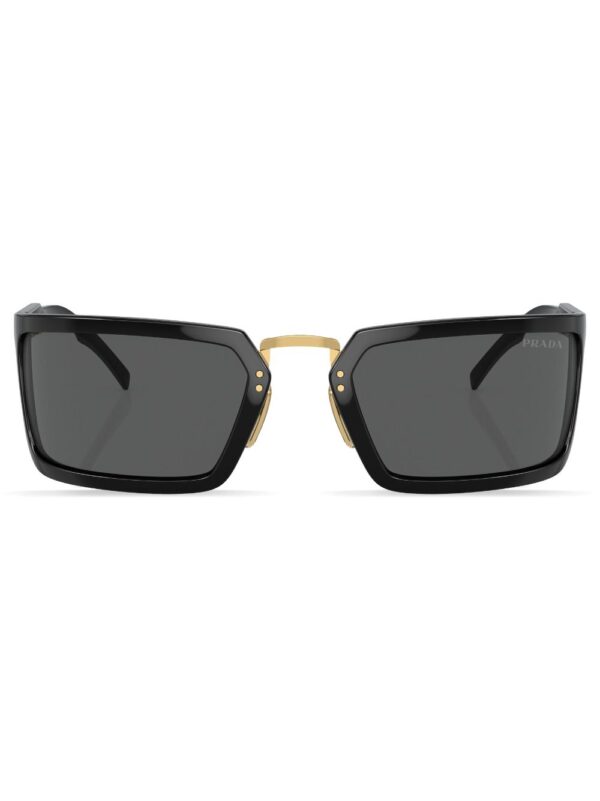 Prada Eyewear logo-lettering wraparound sunglasses