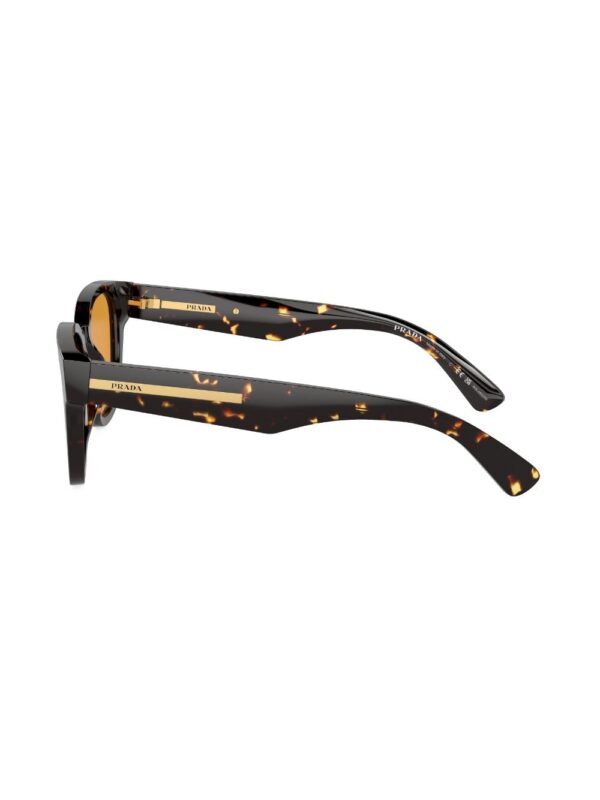 Prada Eyewear tortoiseshell-effect D-frame sunglasses - Image 3