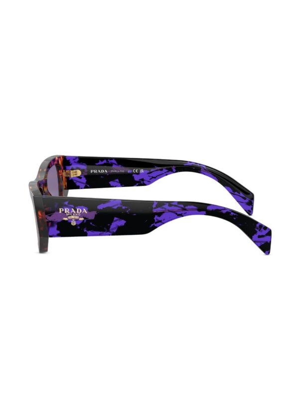 Prada Eyewear tortoiseshell-effect geometric sunglasses - Image 3