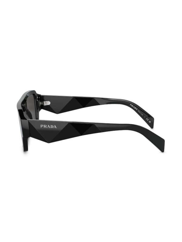 Prada Eyewear logo-engraved square-frame sunglasses - Image 3