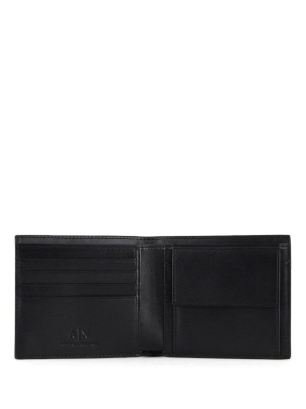 Armani Exchange logo-stamp wallet & keyring set - Image 2