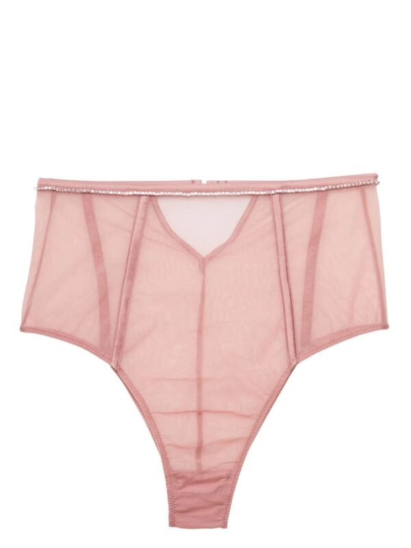 Fleur Du Mal  Brilliant high-waist briefs
