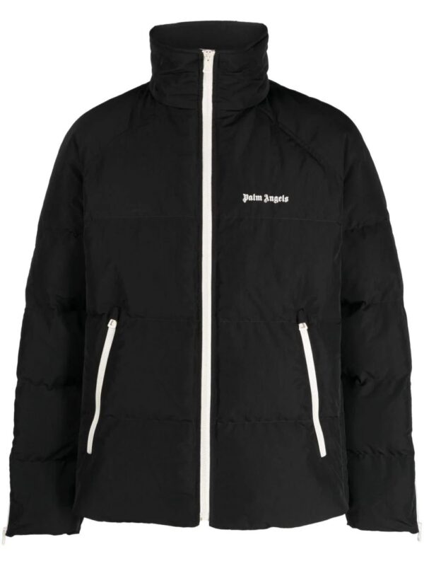 Palm Angels  logo-print padded jacket