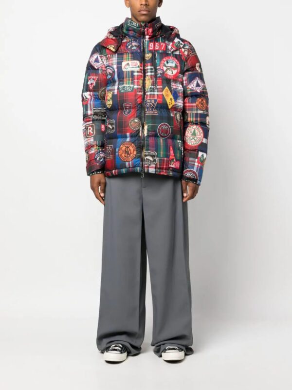 Polo Ralph Lauren  water-repellent plaid-pattern hooded jacket - Image 2
