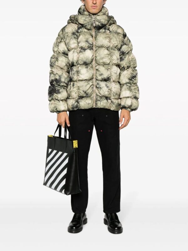 Diesel  W-Ralle tie-dye hooded puffer jacket - Image 2