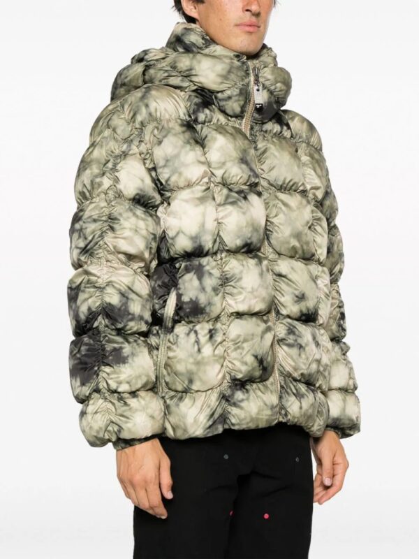 Diesel  W-Ralle tie-dye hooded puffer jacket - Image 3