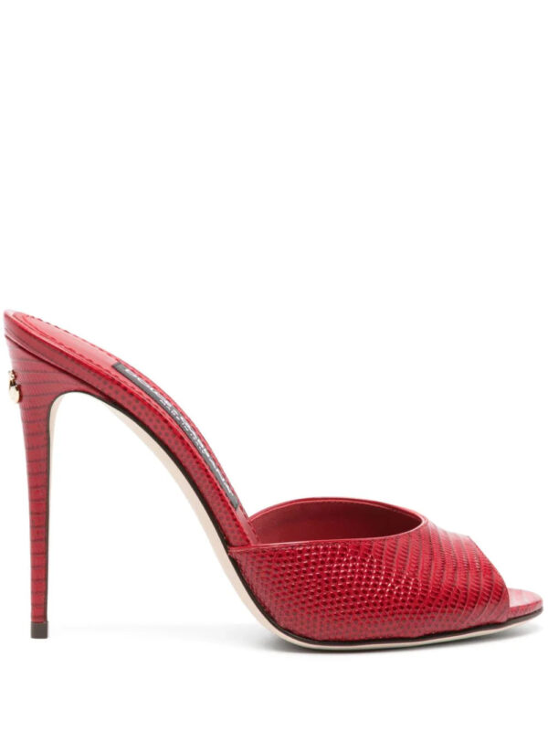 Dolce & Gabbana  105mm leather slip-on sandals