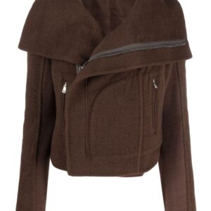 Rick Owens zip-up biker jacket