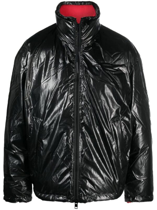 Diesel  logo-patch padded jacket
