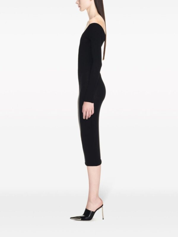 Off-White Off Stamp off-shoulder dress - Image 3