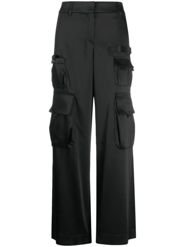 Off-White  satin cargo trousers
